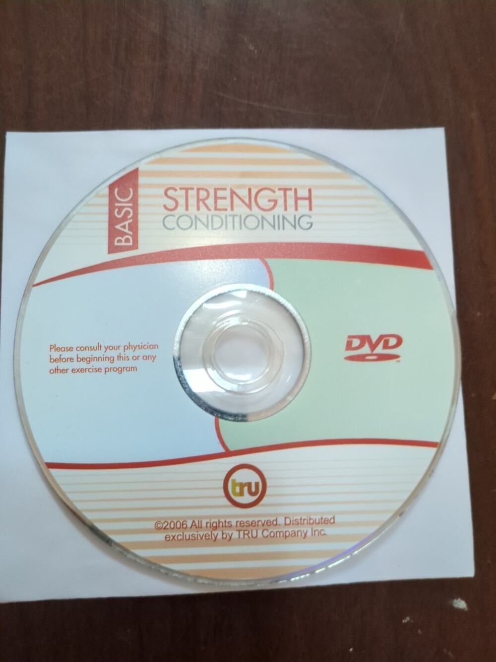 Basic Strength Conditioning (2006) DVD disc only